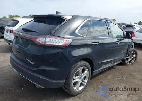 2017 Ford Edge Titanium из США, поврежденный, VIN 2FMPK4K94HBC03684